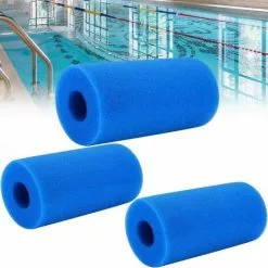 3 Filtres De Piscine En Mousse Réutilisables Et Lavables Pour Spa, 200*100*40MM, Fontainebleau