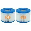 Cartouches De Piscine Type S1 Faciles à Installer 6filtres, Bleu， Fontainebleau