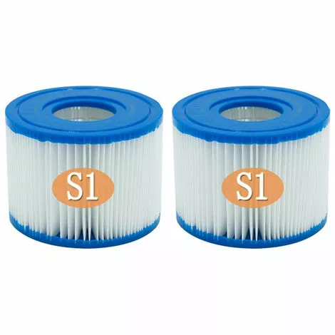 Cartouches De Piscine Type S1 Faciles à Installer 6filtres, Bleu, Fontainebleau 1 Cartouches De Piscine Type S1 Faciles à Installer 6filtres, Bleu, Fontainebleau