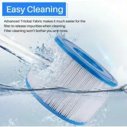 Cartouches De Piscine Type S1 Faciles à Installer 6filtres, Bleu, Fontainebleau 8 Cartouches De Piscine Type S1 Faciles à Installer 6filtres, Bleu, Fontainebleau -Pompe et filtre de piscine Soldes 55255511 4