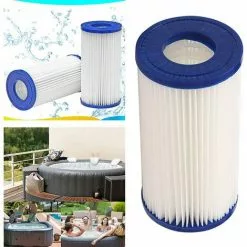 SUPERMARKET Cartouche De Filtre De Piscine 108x205mm Pour Intex A/C,Superma,bleu,1 Pièce -Pompe et filtre de piscine Soldes 55279644 3