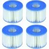 Intex 29001E Lot De 6 Cartouches De Piscine Type S1 Faciles à Installer (4 Filtres) | 2, 1 Paquet Bleu，Irisfr
