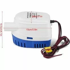 BARES Pompe à Eau Submersible électrique 12 V, Pompe à Eau Automatique Avec Interrupteur à Flotteur 1100 GPH Pour Piscine Marine -Pompe et filtre de piscine Soldes 55635466 3