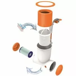 LITZEE Pompe De Filtration Pour Piscine Flowclear Skimatic 2574 L / H # -Pompe et filtre de piscine Soldes 55637412 3