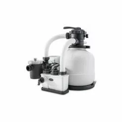 FILTRE A SABLE INTEX 6M3/H + STERILISATEUR AU SEL - Incolore - 26676