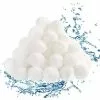 Boules De Filtre De Piscine 700g, Balles Filtrantes Réutilisables, Balles De Filtration Au Lieu De 25 Kg De Sable Filtrant, Utilisées Dans Les Piscines, Filtres à Sable, Filtration D'Eau (blanc)，Irisfr