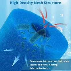 LANGRAY Éponge Filtrante Type S1, Cartouche Filtrante RéUtilisable Pour Intex Type S1, Filtre En Mousse à Cartouche éponge Lavable Pour Piscines,Jardin Extérieur (6 Pièces) -Pompe et filtre de piscine Soldes 56482057 4