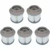 LANGRAY Lot De 5 Filtres De Rechange Pour MSpa FD2089, Cartouche De Filtre Pour Piscine, Hot-subbs Et Spas