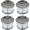 GUAZHUNIFR Lot De 4 Filtres De Rechange Pour MSpa FD2089, Cartouche De Filtre Pour Piscine, Et Spas,GU.B/bon