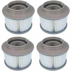 GUAZHUNIFR Lot De 4 Filtres De Rechange Pour MSpa FD2089, Cartouche De Filtre Pour Piscine, Et Spas,GU.B/bon