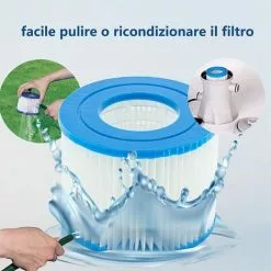 LONGZIMING Cartouches De Filtre Pour Piscine Type VI Pour Bestway 58323, Taille VI Spa Cartouche Filtre Pour Baignoire Pour Miami Pour Vegas, Pour Monaco -Pompe et filtre de piscine Soldes 56760668 5