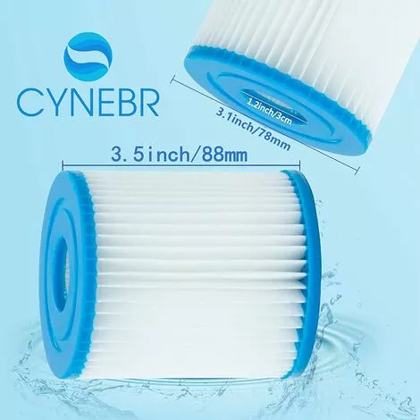 LONGZIMING Cartouche Filtre Piscine Type I Pour Bestway Pompe De Piscine, Filtre Cartouche Type I, 58093 Filtres Pour Filtre Gonflable De Piscine-Installation Facile-pour Le Nettoyage Des Tuyaux 5 LONGZIMING Cartouche Filtre Piscine Type I Pour Bestway Pompe De Piscine, Filtre Cartouche Type I, 58093 Filtres Pour Filtre Gonflable De Piscine-Installation Facile-pour Le Nettoyage Des Tuyaux – Image 5