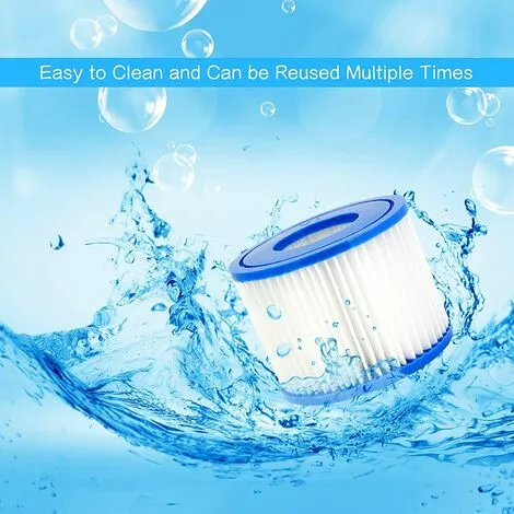 LONGZIMING Cartouche Filtrante VI Pour Bestway, Hot Tub Filtre, Cartouches De Filtre De Piscine Pour Lay-Z-Spa, Paris, Miami, Vegas, Monaco, Palm Springs, 2 Filtres 5 LONGZIMING Cartouche Filtrante VI Pour Bestway, Hot Tub Filtre, Cartouches De Filtre De Piscine Pour Lay-Z-Spa, Paris, Miami, Vegas, Monaco, Palm Springs, 2 Filtres – Image 5