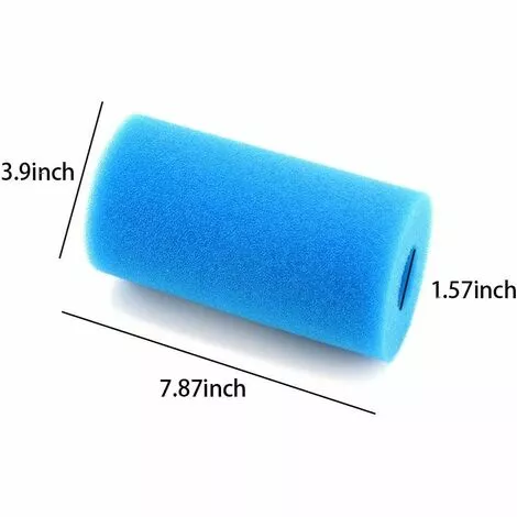 ALMI Lot De 2 Filtres En Mousse Pour Piscine Intex Type A Réutilisables Et Lavables 2 ALMI Lot De 2 Filtres En Mousse Pour Piscine Intex Type A Réutilisables Et Lavables – Image 2