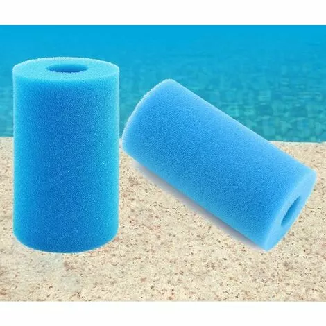 ALMI Lot De 2 Filtres En Mousse Pour Piscine Intex Type A Réutilisables Et Lavables 4 ALMI Lot De 2 Filtres En Mousse Pour Piscine Intex Type A Réutilisables Et Lavables – Image 4