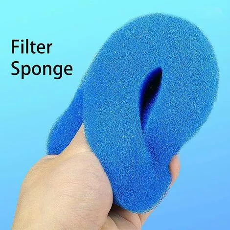 ALMI 4 Pièces Cartouche De Filtre Éponge, Éponge Filtrante Réutilisables Filtres De Piscine Lavables Pour Piscine Spa Bain à Remous Piscine Outil De Nettoyage En Mousse De Cartouche(Bleu) 3 ALMI 4 Pièces Cartouche De Filtre Éponge, Éponge Filtrante Réutilisables Filtres De Piscine Lavables Pour Piscine Spa Bain à Remous Piscine Outil De Nettoyage En Mousse De Cartouche(Bleu) – Image 3
