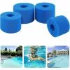 ALMI Éponge Filtrante Type A, Lot De 4 Filtres De Piscine, Filtre Éponge Cartouche, Mousse Pour Filtre Piscine, Réutilisables Et Lavables, Pour Spa, Piscine