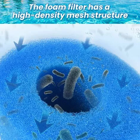 ALMI 4 Pièces Filtre En Mousse Pour Spa, Éponge Filtrante Type A,Filtre En Mousse,Cartouche De Filtre En Mousse Réutilisables Et Lavables,Mousse Pour Piscine,Spa,Jacuzzi (10.8 * 7.3 * 4) 4 ALMI 4 Pièces Filtre En Mousse Pour Spa, Éponge Filtrante Type A,Filtre En Mousse,Cartouche De Filtre En Mousse Réutilisables Et Lavables,Mousse Pour Piscine,Spa,Jacuzzi (10.8 * 7.3 * 4) – Image 4