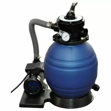 NOVA Pompe Avec Pompe à Filtre De Sable Pour Piscine Hydraulique 400 W 11000 L / H Pompe à Filtre à Sable 400 W 11000 L/h 1 NOVA Pompe Avec Pompe à Filtre De Sable Pour Piscine Hydraulique 400 W 11000 L / H Pompe à Filtre à Sable 400 W 11000 L/h