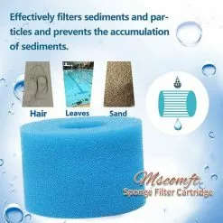 ALMI Lot De 4 Cartouches Filtrantes En Mousse Pour Intex De Type S1, Cartouche De Filtre En Mousse Pour Intex Pure Spa, Cartouche De Mousse éponge Pour Type S1 8 ALMI Lot De 4 Cartouches Filtrantes En Mousse Pour Intex De Type S1, Cartouche De Filtre En Mousse Pour Intex Pure Spa, Cartouche De Mousse éponge Pour Type S1 -Pompe et filtre de piscine Soldes 57115414 4
