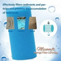 ALMI Lot De 4 éponges Filtrantes Filtre Pour Intex De Type A, Réutilisables Et Lavables, Cartouche En Mousse De Type A Filtre De Pour Intex 8 ALMI Lot De 4 éponges Filtrantes Filtre Pour Intex De Type A, Réutilisables Et Lavables, Cartouche En Mousse De Type A Filtre De Pour Intex -Pompe et filtre de piscine Soldes 57117447 4