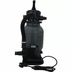 EDG Groupe Filtration Piscine - Maxi 15m3 - Fourni Avec Balles Filtrantes - Connexion Tubes 32/38 - Equipé De Vanne Multivoies / Manomètre -Kit Filtration Piscine Hors Sol - Summer Fun Best Clean Pro - Blanc