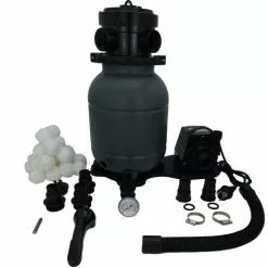 EDG Groupe Filtration Piscine - Maxi 15m3 - Fourni Avec Balles Filtrantes - Connexion Tubes 32/38 - Equipé De Vanne Multivoies / Manomètre -Kit Filtration Piscine Hors Sol - Summer Fun Best Clean Pro - Blanc -Pompe et filtre de piscine Soldes 57126196 4