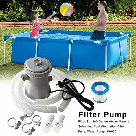 IRISFR Pompe Filtre De Piscine Électrique, Pompe De Filtration Pompe De Circulation De Nettoyeur De Piscine Adaptée Aux Piscines Souterraines, Piscine Gonflable Pour Enfants, Piscine De Support,Lilaris 4 IRISFR Pompe Filtre De Piscine Électrique, Pompe De Filtration Pompe De Circulation De Nettoyeur De Piscine Adaptée Aux Piscines Souterraines, Piscine Gonflable Pour Enfants, Piscine De Support,Lilaris – Image 4
