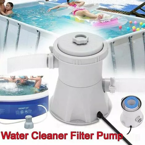 IRISFR Pompe Filtre De Piscine Électrique, Pompe De Filtration Pompe De Circulation De Nettoyeur De Piscine Adaptée Aux Piscines Souterraines, Piscine Gonflable Pour Enfants, Piscine De Support,Lilaris 5 IRISFR Pompe Filtre De Piscine Électrique, Pompe De Filtration Pompe De Circulation De Nettoyeur De Piscine Adaptée Aux Piscines Souterraines, Piscine Gonflable Pour Enfants, Piscine De Support,Lilaris – Image 5