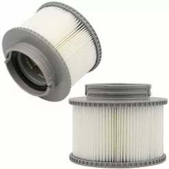 QERSTA Cartouche Filtrante 2 Pièces Pour Bain à Remous MSpa, Filtre à Eau De Remplacement Pour Piscine Gonflable