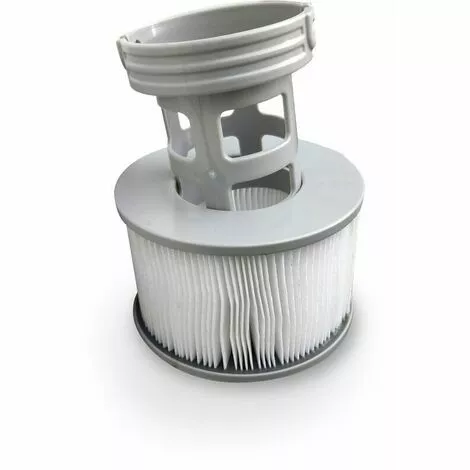 DENUOTOP Pompe Et Filtre De Spa 2 Cartouches Filtrantes De Remplacement Pour Spa Gonflable MSPA + 2 Filets De Protection 1 DENUOTOP Pompe Et Filtre De Spa 2 Cartouches Filtrantes De Remplacement Pour Spa Gonflable MSPA + 2 Filets De Protection