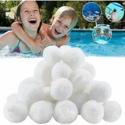 TANABATA Boules De Filtre De Piscine, 500g Balles Filtrantes, Boule Filtre Piscine, Filtre Balls Balles De Filtration Au Lieu De 18 Kg De Sable Filtrant, Pour Piscines, Filtres à Sable, Filtration D'eau