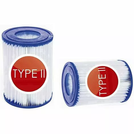 MACARON Lot De 2 Filtres Type II Pour Bestway 58094 - Élément Filtrant Taille II - Convient Pour Piscine Familiale Bestway - Filtre De Piscine Gonflable - Cartouches Filtrantes En Papier (lot De 2)LO-Ron 1 MACARON Lot De 2 Filtres Type II Pour Bestway 58094 - Élément Filtrant Taille II - Convient Pour Piscine Familiale Bestway - Filtre De Piscine Gonflable - Cartouches Filtrantes En Papier (lot De 2)LO-Ron