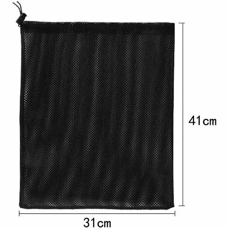 MACARON Sac De Pompe, Sac En Filet De Filtre De Pompe, Sac De Filtre De Pompe D'étang, Sac En Filet De Pompe, Accessoires De Filtre De Pompe à Eau Domestique (41 * 31cm, Noir 2pcs)LO-Ron 2 MACARON Sac De Pompe, Sac En Filet De Filtre De Pompe, Sac De Filtre De Pompe D'étang, Sac En Filet De Pompe, Accessoires De Filtre De Pompe à Eau Domestique (41 * 31cm, Noir 2pcs)LO-Ron – Image 2