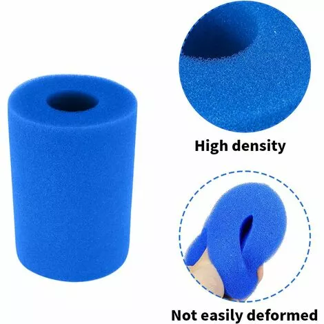 MACARON Filtre Éponge, Éponge De Cartouche Filtrante, éponge De Filtre De Piscine, Cartouche De Remplacement Lavable Réutilisable, Filtre D'éponge De Filtre De Bain à Remous(2 Pièces 20x10cm)LO-Ron 3 MACARON Filtre Éponge, Éponge De Cartouche Filtrante, éponge De Filtre De Piscine, Cartouche De Remplacement Lavable Réutilisable, Filtre D'éponge De Filtre De Bain à Remous(2 Pièces 20x10cm)LO-Ron – Image 3