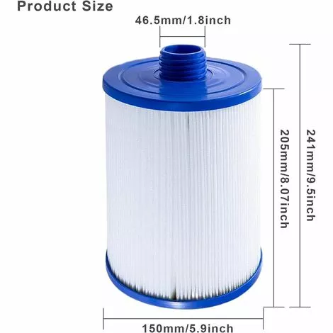 MACARON Spa Cartouche De Filtre , Jacuzzi Remplacement Filtre, Spa Entreprise Jacuzzi Élément Filtrant De Piscine Baignoire SPA Grande Piscine Avec élément Filtrant Monocylindre En Tissu Non Tissé épaissi LO-Ron 2 MACARON Spa Cartouche De Filtre , Jacuzzi Remplacement Filtre, Spa Entreprise Jacuzzi Élément Filtrant De Piscine Baignoire SPA Grande Piscine Avec élément Filtrant Monocylindre En Tissu Non Tissé épaissi LO-Ron – Image 2