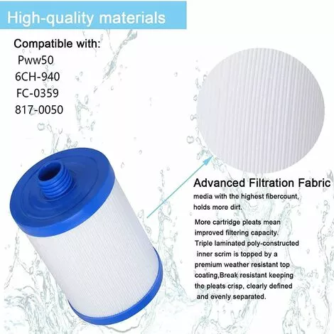 MACARON Spa Cartouche De Filtre , Jacuzzi Remplacement Filtre, Spa Entreprise Jacuzzi Élément Filtrant De Piscine Baignoire SPA Grande Piscine Avec élément Filtrant Monocylindre En Tissu Non Tissé épaissi LO-Ron 4 MACARON Spa Cartouche De Filtre , Jacuzzi Remplacement Filtre, Spa Entreprise Jacuzzi Élément Filtrant De Piscine Baignoire SPA Grande Piscine Avec élément Filtrant Monocylindre En Tissu Non Tissé épaissi LO-Ron – Image 4