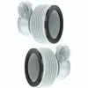 MACARON Lot De 2 Adaptateurs Type B Adaptateur De Conversion De Tuyau De 1,25 "à 1,5" Pour Pompe De Filtration INTEX LO-Ron