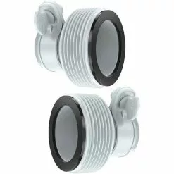 MACARON Lot De 2 Adaptateurs Type B Adaptateur De Conversion De Tuyau De 1,25 "à 1,5" Pour Pompe De Filtration INTEX LO-Ron