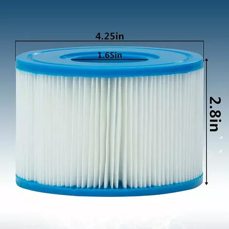 MACARON For Intex S1 Lot De 4 Cartouches De Rechange Pour Filtre à Pour Jardin Extérieur Type S1 PureSpa Easy Set Pool Filter Cartridges LO-Ron 2 MACARON For Intex S1 Lot De 4 Cartouches De Rechange Pour Filtre à Pour Jardin Extérieur Type S1 PureSpa Easy Set Pool Filter Cartridges LO-Ron – Image 2