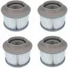 MACARON MSPA Cartouches De Rechange De Filtre Pour Tous Les Modèles Whirlpool Spas Swimming Piscine,Cartouches Filtrantes Avec Filet Pour MSpa Les Spas Bubble Spa (4 Pièces)LO-Ron