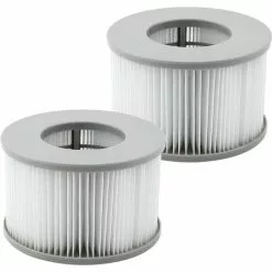 DONTODENT Lot De 2 Filtres MS-pa Pour Spas MS-pa Et Piscines Filtre Spa Gonflable - Elément Filtrant MSPA + Tuyau Central