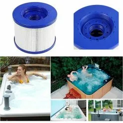 REGALI Lot De 2 Cartouches Filtrantes De Rechange Pour Spa Hot Tub/Spa - Avec Filetage à Vis - Pour Spa-N1407535/filtre For Mspa,Pour Spa Pool Filtre Kit D'entretien -Pompe et filtre de piscine Soldes 58282038 4