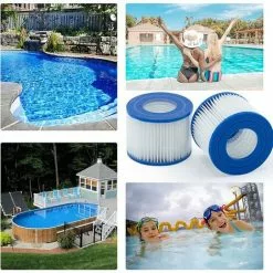 REGALI Cartouche Defiltre Piscine Type VI,Taille 6-58323 Pour Bestway 58239, Pour Filtre Spa Bestway Lay-z-Spa Miami, Vegas, Monaco BW58323, Pour Nettoyage Filtre Spa -Pompe et filtre de piscine Soldes 58282042 5