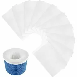 CADEAUX Chaussette Skimmer, Filtre Jetable Pour Skimmer Piscine & Spa Net Skim Nettoyage De Piscine Enlever Les Poils De Chien, Les Petites Particules (10pcs)