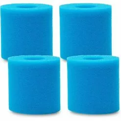 TANABATA 4 Filtres De Piscine En éponge De Type H - Cartouches Filtrantes Réutilisables Et Lavables - Pour Remplacement De Nettoyage Type H