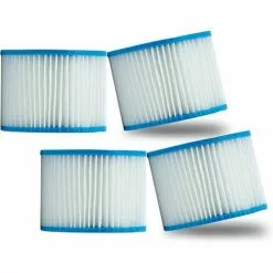 TANABATA Pour Le Filtre De Bestway Insert VI, Filtre De Remplacement Du Filtre Pour Lay-z-spa Miami, Pour Vegas, Pour MONACO.Filtre Pour La Bestway VI Pools Cartouche Filtrante, Taille 6-58323 (4pcs)