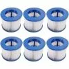 Lot De 6 Cartouches De Filtres Pour Spa Gonflable Cocooning Water - Blanc