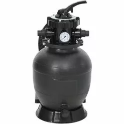 VidaXL Filtre à Sable De Piscine Avec Vanne 6 Voies Noir 8 VidaXL Filtre à Sable De Piscine Avec Vanne 6 Voies Noir -Pompe et filtre de piscine Soldes 58527948 4