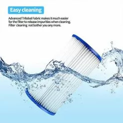 AOUGO Filtre De Rechange Pour Piscine Spa - Cartouche Filtrante De Rechange Compatible Avec 29000E / 59900E Pour Piscine Gonflable, Bain à Remous, Spa -Pompe et filtre de piscine Soldes 58573978 4